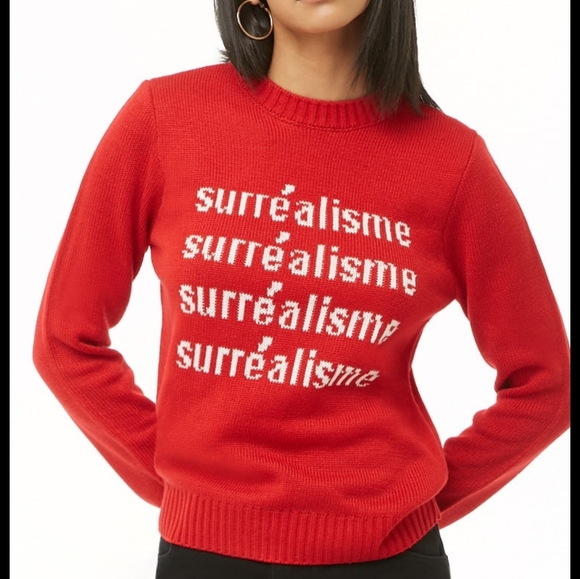 Forever 21 Tops - Red Sweater Size M